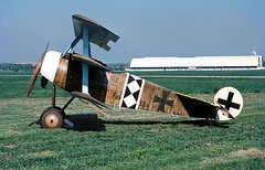 Реплика Fokker Dr.I в Национальном музее Военно-воздушных сил США