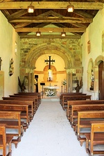 Interior del templo.