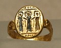 Золотое обручальное кольцо, VII век