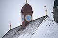 Ridge turret on Benedictine abbey in Einsiedeln, Switzerland