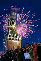 Fireworks in Moscow, Russia (Victory Day 2005)