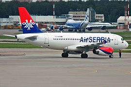 Airbus A319 Air Serbia