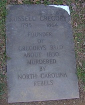 The Grave of Russell Gregory