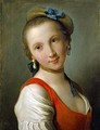 Девушка в красном платье. Пьетро Ротари, 1755 год