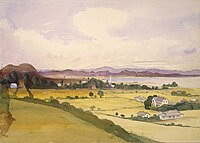 Watercolour sketches of Onehunga by William Fox, circa 1863