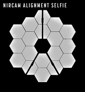 A "selfie" taken by the NIRCam during the alignment process