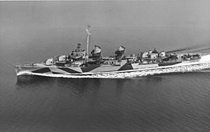 USS Stoddard (DD-566) underway in April 1944