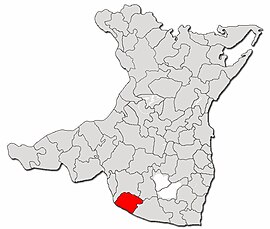 Location in Constanța County