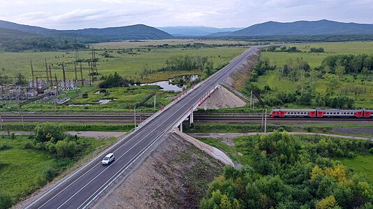 Пересечение с железной дорогой