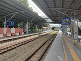 Station platform of Pantai Dalam station