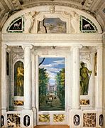 Frescos de la Villa Barbaro del Veronés, ca. 1560.