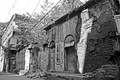 The remains of an old ruined Dutch Kuthi in Baranagar, India