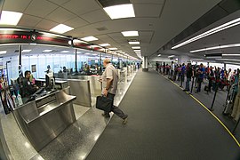 Federal Inspection facilities for international arrival passengers