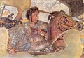 Фрагмент мозаики Александра Великого, изображающий Александра Македонского