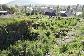 A view of Lchashen from the Red Monastery