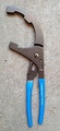 Oil filter/PVC pipe pliers.