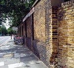 Factory wall (rebuilt c. 1840)