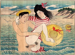 Terazaki Kōgyō: Izumo no chigiri (Las promesas de Izumo), 1899.