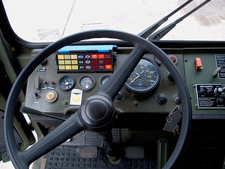 Cabin interior of a Category 1 truck