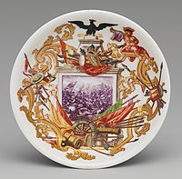 Saucer, 1726, Du Paquier period