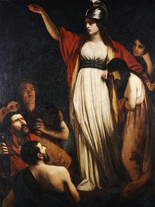 Opie's painting of Boudica