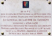 Plaque in Besançon