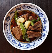 Jang-jorim (soy sauce simmered beef)