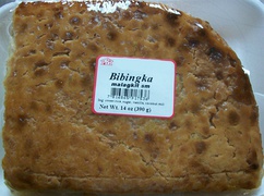 Bibingkang malagkit, a moist version of bibingka