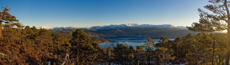  Samnanger, the body of water is the inner part of the Samanger Fjord.