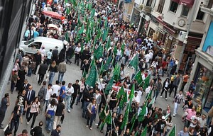 Шествие представителей черкесской диаспоры в Стамбуле, Турция (2011)