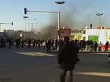 Confrontations between anti-Gaddafi and pro-Gaddafi forces in Bayda, on 17 February 2011