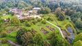 The grounds of the botanical garden of the CAU Kiel