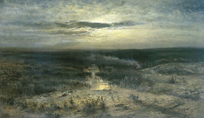 Лунная ночь. Болото А. К. Саврасов, 1870