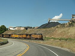 Coal train near Somerset, August 2011