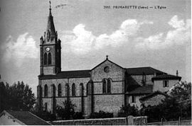 The church of Primarette, in 1911