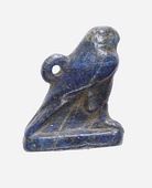 Falcom amulet; 664–332 BC; height: 2.2 cm; Metropolitan Museum of Art
