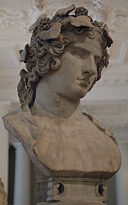 The "Lansdowne Antinous" was found at Hadrian's Villa in 1769 (Fitzwilliam Museum, Cambridge)