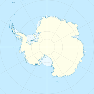 Endurance (1912 ship) is located in Antarctica