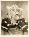 Promotional photo of Nissen, with Victor McLaglen and Edmund Lowe, for the 1931 comedy film Women of All Nations