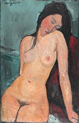 Amedeo Modigliani: Desnudo sentado 1916.