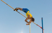 A pole vaulter, 2019