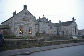 Shireburn Cottages, 18th century almshouses, Hurst Green, Lancashire