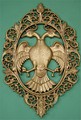 Gandaberunda as emblem on Lalita Mahal Palace Hotel, Mysuru.