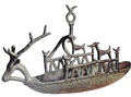 Bronze boat model, Sardinia, c. 1000 BC