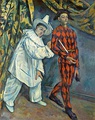 Пьеро и Арлекин, картина П. Сезанна (1888)