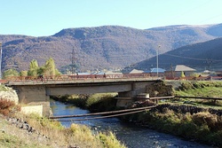 Bridge crossing into the village of Marmarik.