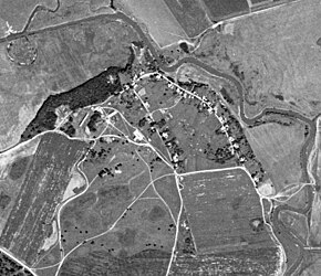 Спутниковая съёмка села Кагань. 1972 год