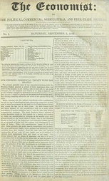 El economista escocés James Wilson fundó el periódico "para tomar partido en una contienda seria entre la inteligencia... y la ignorancia". El primer número fue publicado el 2 de septiembre de 1843 en gran formato antes de pasar a imprimirse en su formato revista actual en 1971.