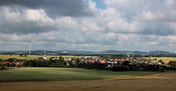 Crostwitz seen from the west