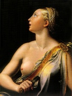 Lucretia by Parmigianino, c. 1540